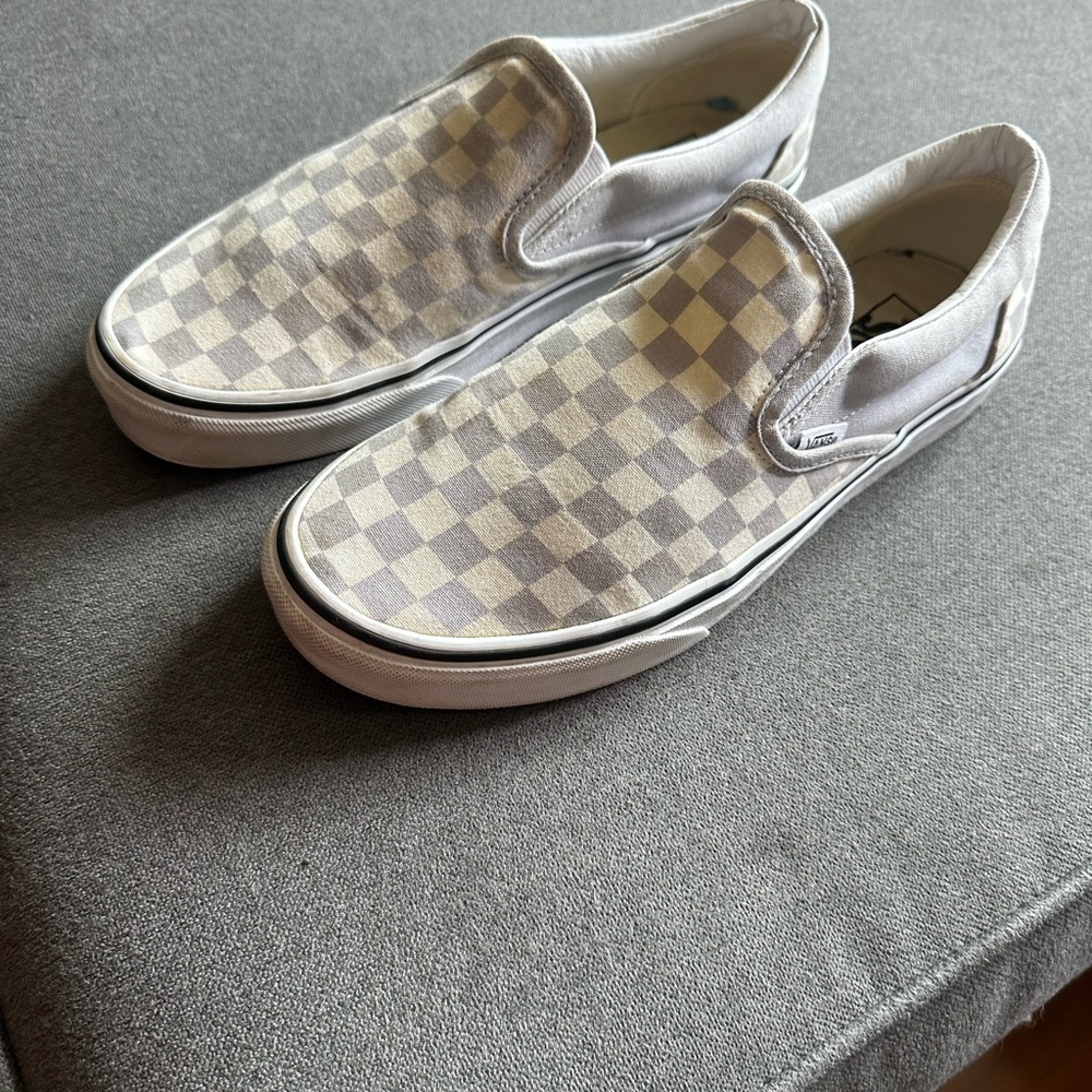 Vans Men’s Checkered Slip-On Sneakers